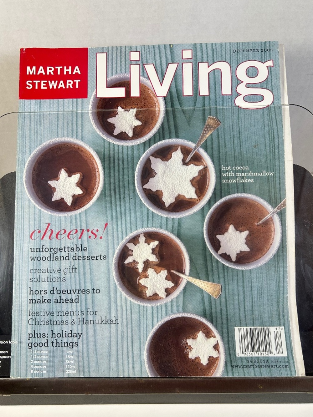 Martha Stewart Living Magazine December 2003 Christmas Holiday Issue